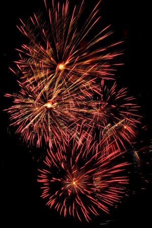 red fireworks